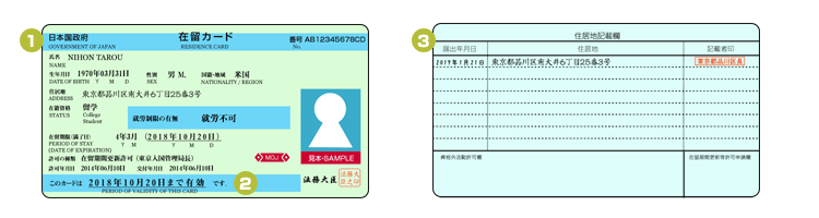在留カードの注意事項